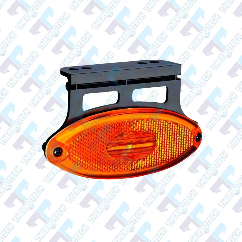 LANTERNA LED LATERAL AM 12V/24V C/SUPORTE (SINALSUL)